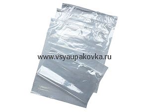 картинка Пакет ZIP-LOCK 300*350 с бегунком 60 мкм прозрачный отв/возд