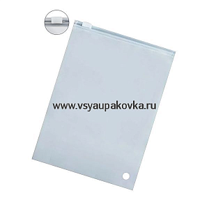 картинка Пакет ZIP LOCK 450*600 с бегунком 50 мкм матовый отв/возд