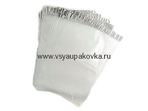 картинка Прозрачный курьер-пакет Стандарт 30мкм 100*150+40мм без кармана